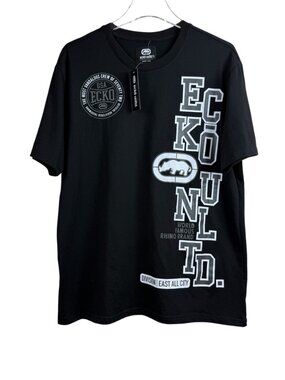 Ecko Unlimited Black Graphic T-Shirt Men’s Size L NWT MSRP $38 Style EO16K202